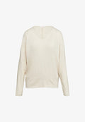 s.Oliver LANGARM MIT V AUSSCHNITT - Long sleeved top - beige