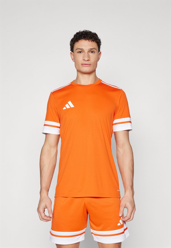 adidas Performance SQUADRA25 SHORT SLEEVE - Sports T-shirt - team orange/white
