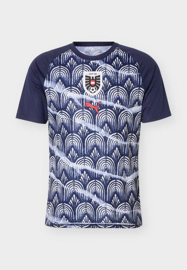 Puma AUSTRIA ÖFB WARM UP - Football jersey - navy/red