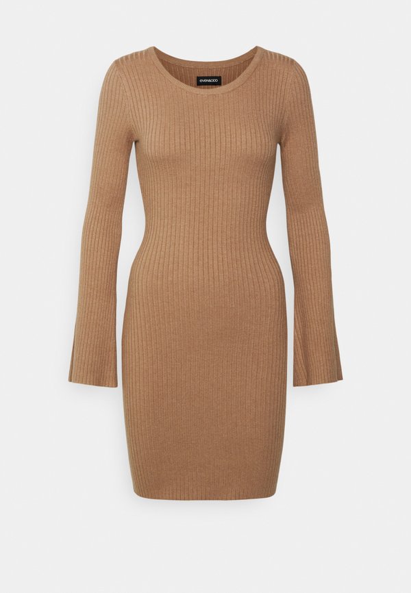 Even&Odd KNIT LOOSE FIT FLARED SLEEVES DRESS