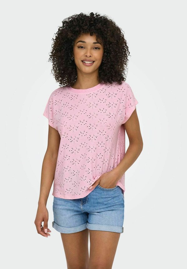 ONLY ONLSMILLA S/S TOP JRS NOOS - Blouse - roseate spoonbill