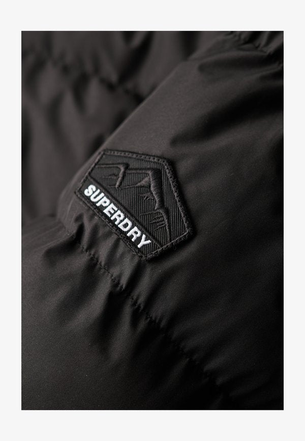 Superdry & Co HOODED PUFFER - Winter jacket - black