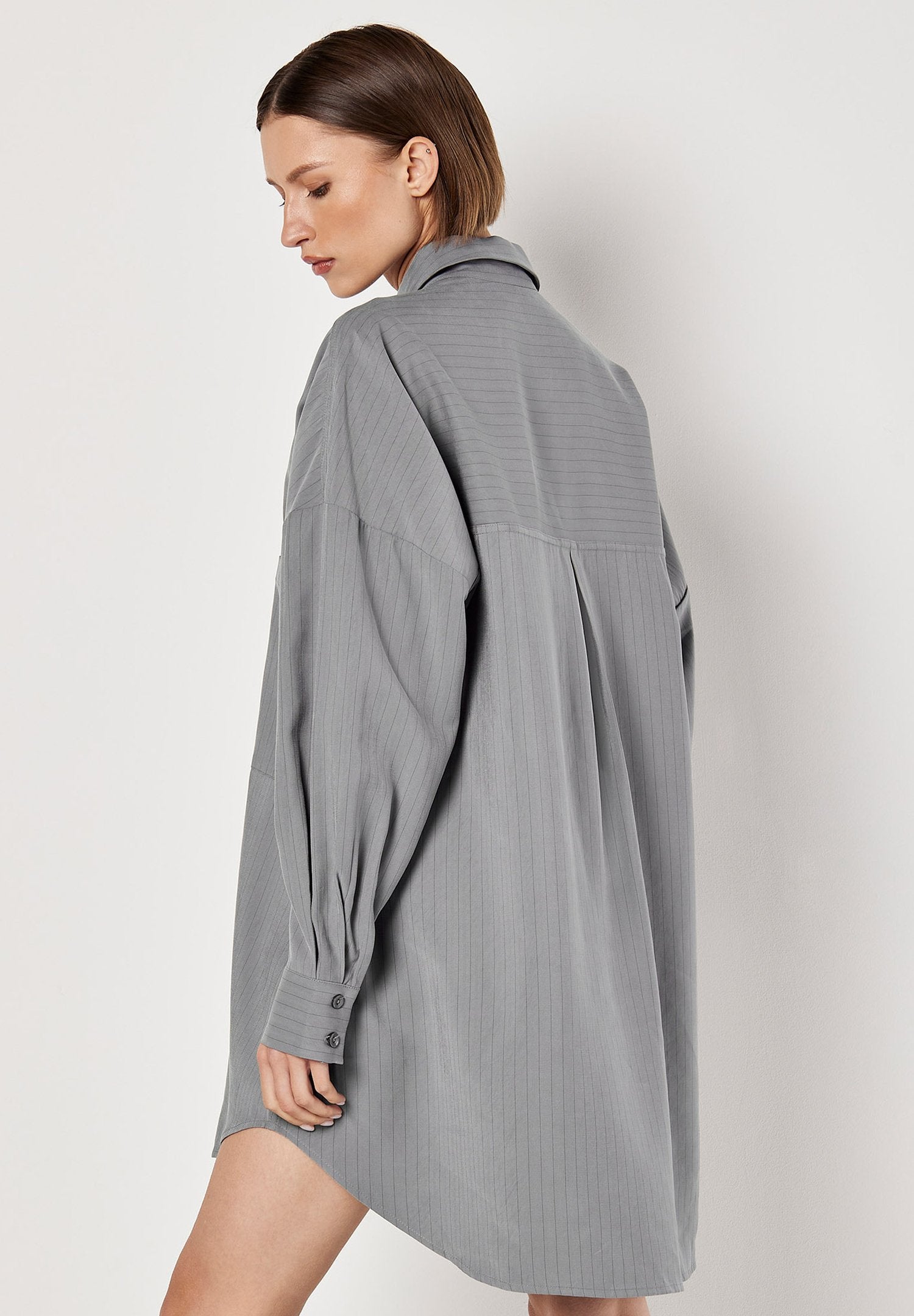 Apricot PINSTRIPE OVERSIZED