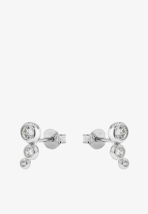 TOM TAILOR Earrings - silver-coloured