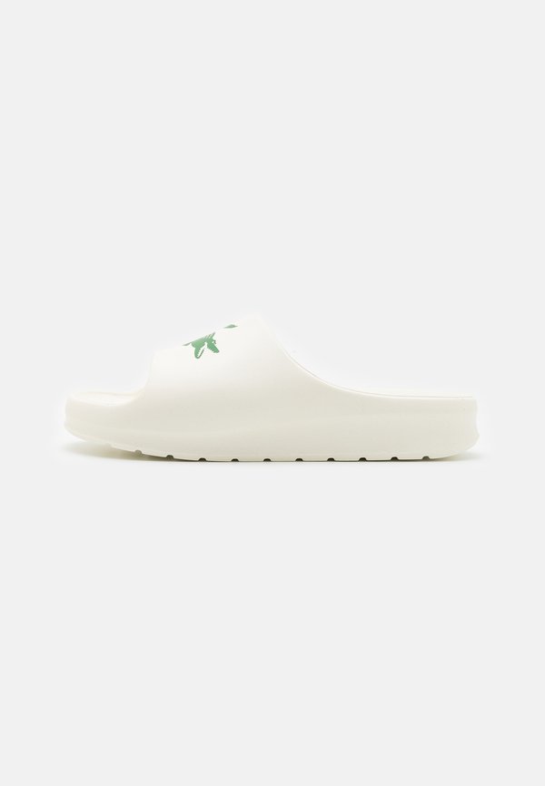 Lacoste SERVE SLIDE 2.0 224 - Mules - off white/dark green