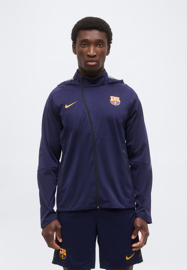 Nike Performance FC BARCELONA  - Club wear - blackened blue/mineral yellow