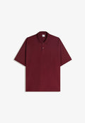 Bershka SHORT SLEEVE  - Polo shirt - bordeaux