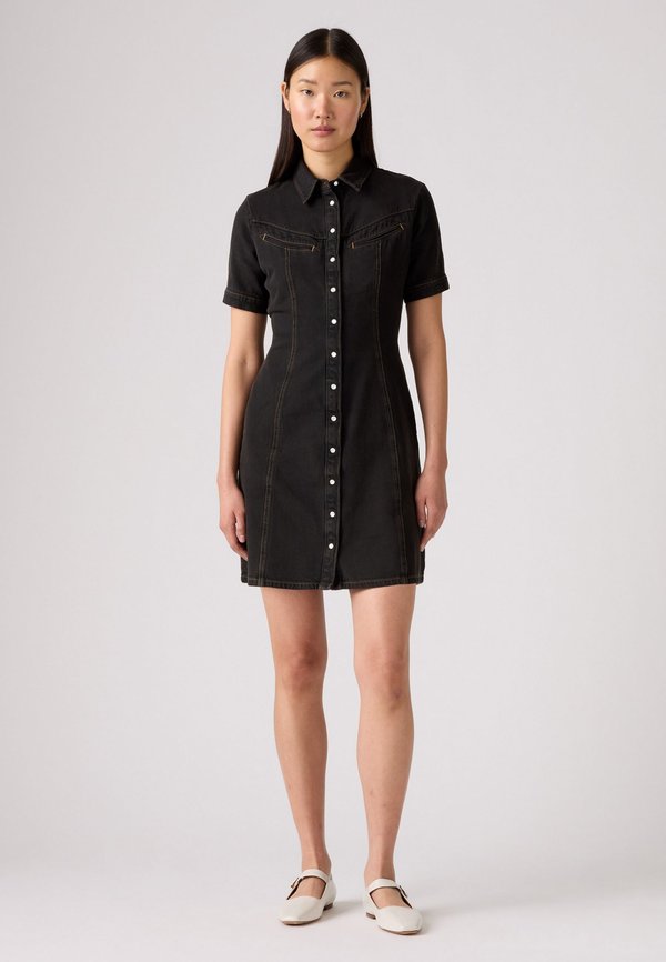 Levi's® RINOA DENIM SS DRESS - Denim dress - last act