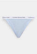 Tommy Hilfiger REPEAT LOGO WAISTBAND TANGA THONG - Thong - sweet blue