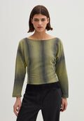 Stefanel SPACE DYED WITH BOAT NECK