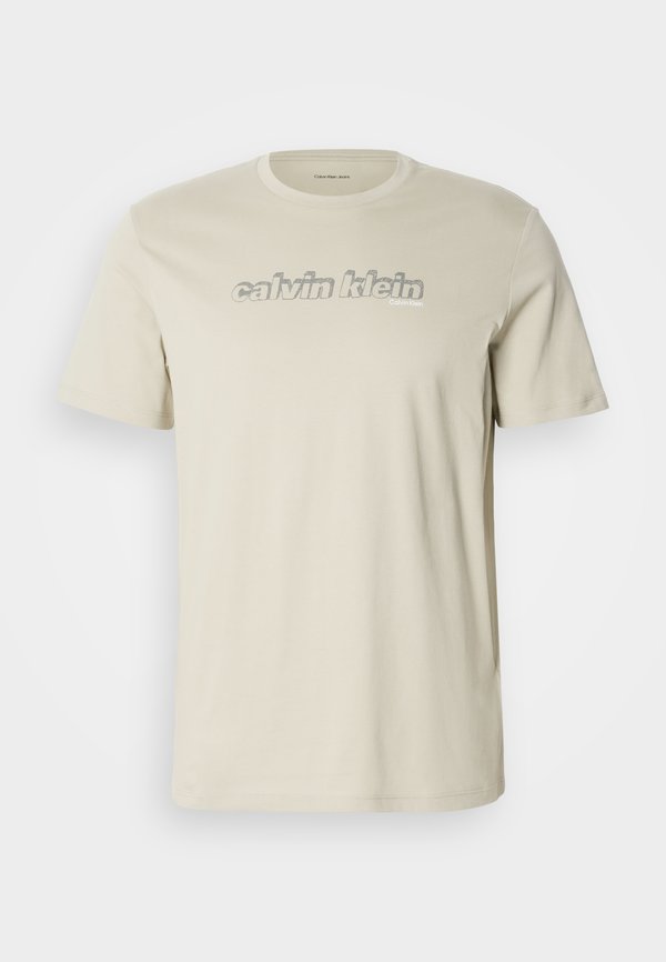 Calvin Klein Jeans Print T-shirt - moss gray