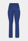 adidas Sportswear ESSENTIALS SMALL LOGO FLARED - Leggings - dark blue/white