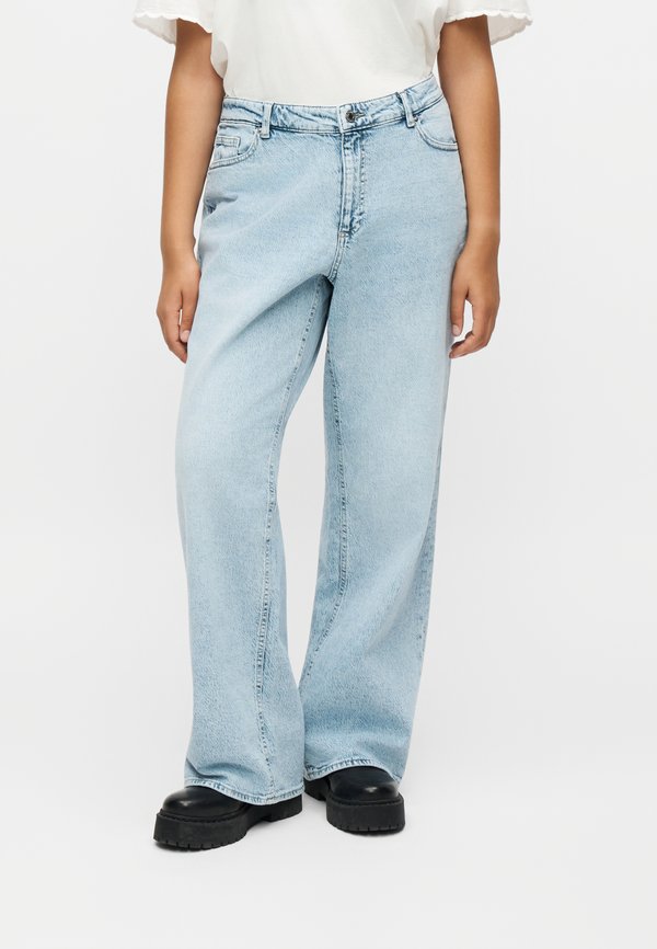 Vero Moda Curve VMCTESSA - Wide Leg - light blue denim