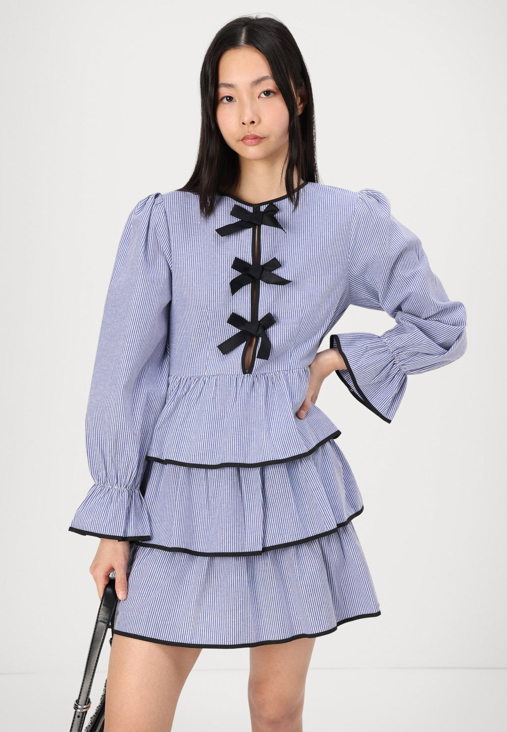 Sister Jane STORK STRIPE MINI DRESS