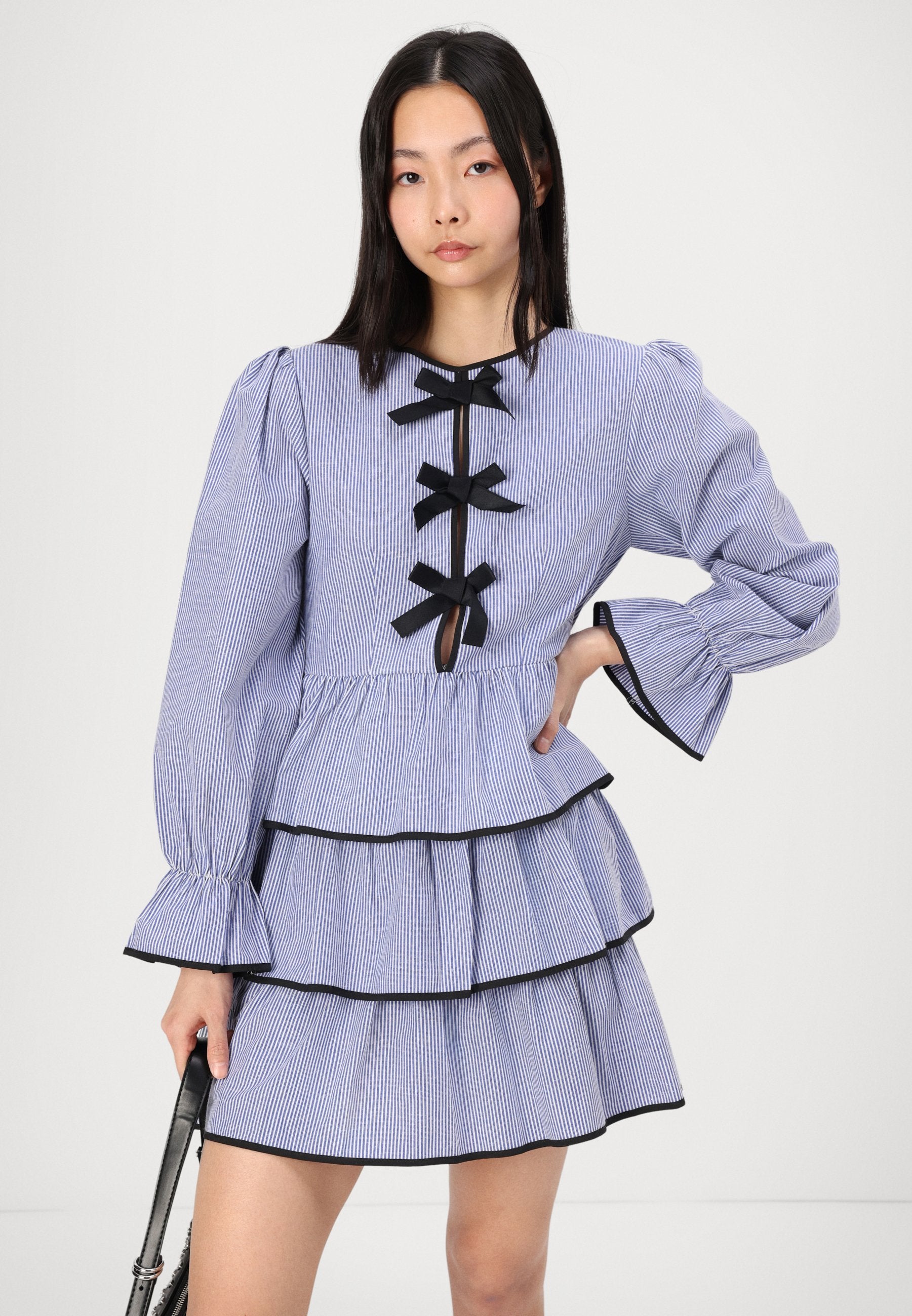 Sister Jane STORK STRIPE MINI DRESS