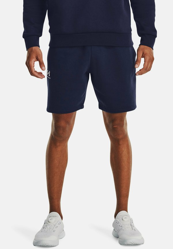 Under Armour ICON FLEECE - Sports shorts - midnight navy