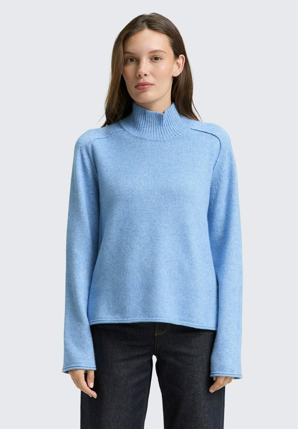 TOM TAILOR LOOSE FIT - Jumper - light fjord blue melange