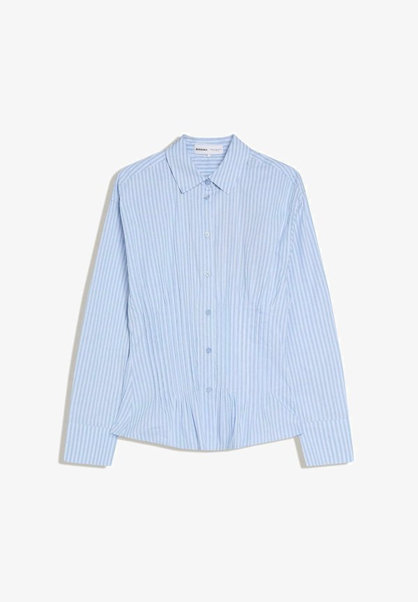 Bershka Button-down blouse - light blue