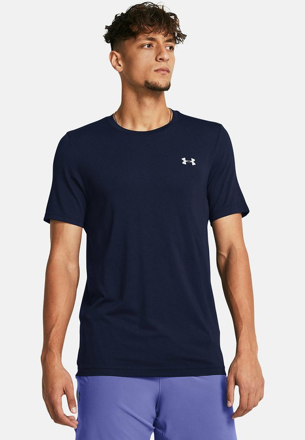 Under Armour VANISH SEAMLESS - Sports T-shirt - midnight navy