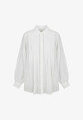 Vero Moda VMMATHILDA - Button-down blouse - snow white