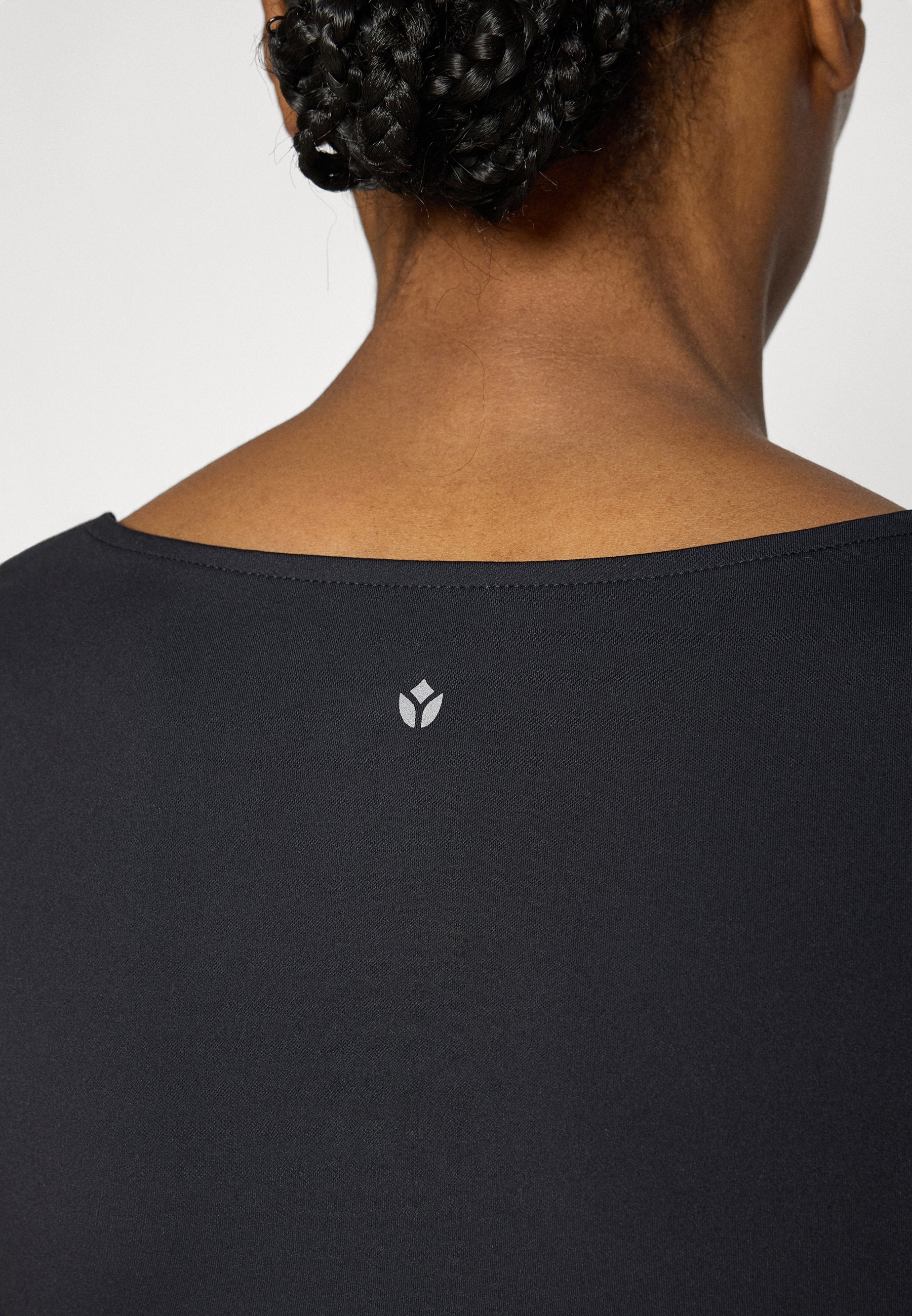 Even&Odd active CROPPED SQUARE NECK T-SHIRT