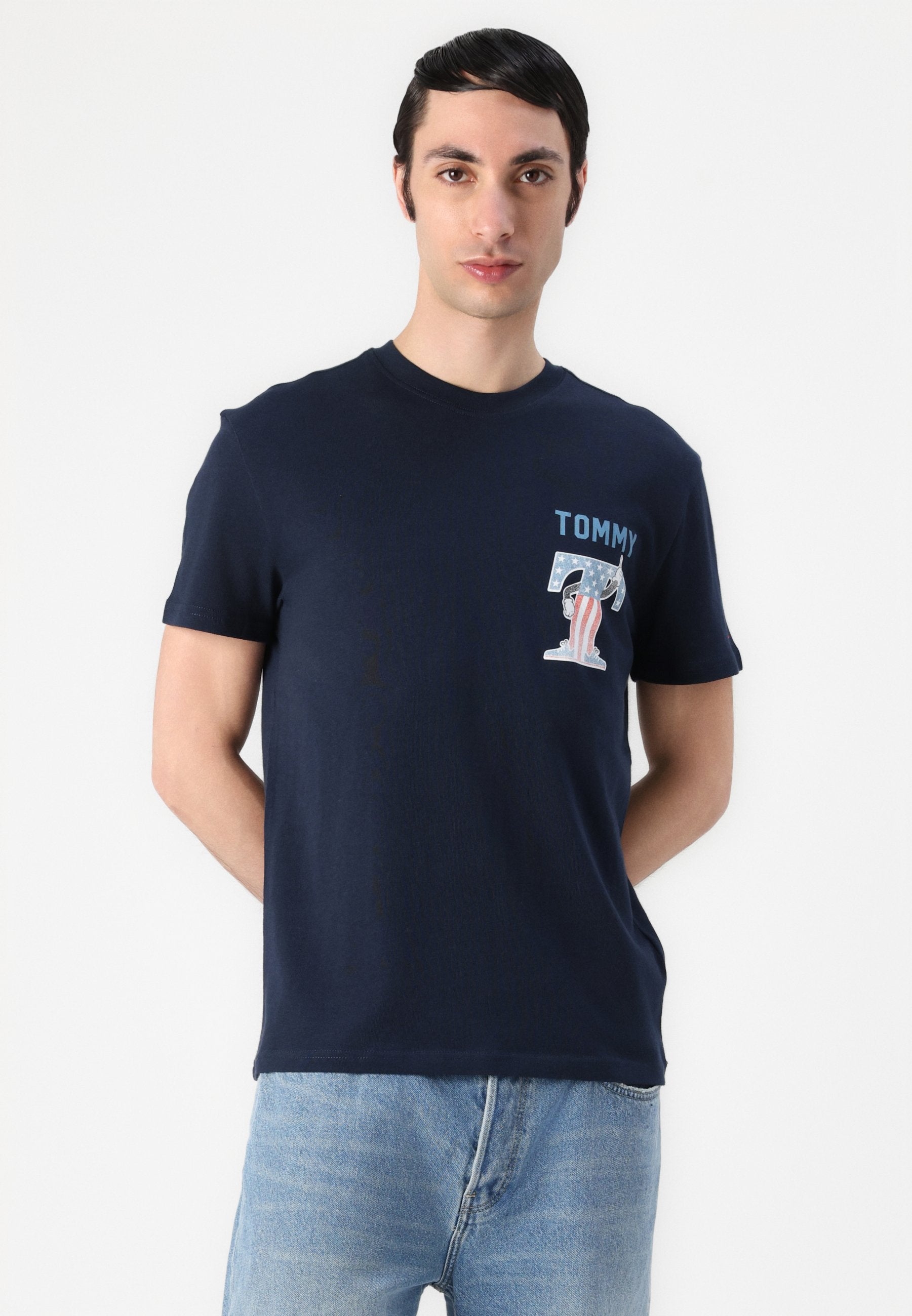 Tommy Jeans USA SCRIPT TEE