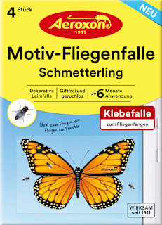 Fliegenfalle Schmetterling Aeroxon
