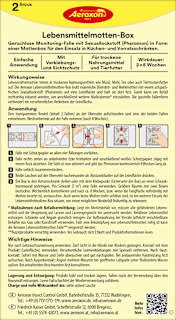 Lebensmittelmotten Falle Box  Aeroxon