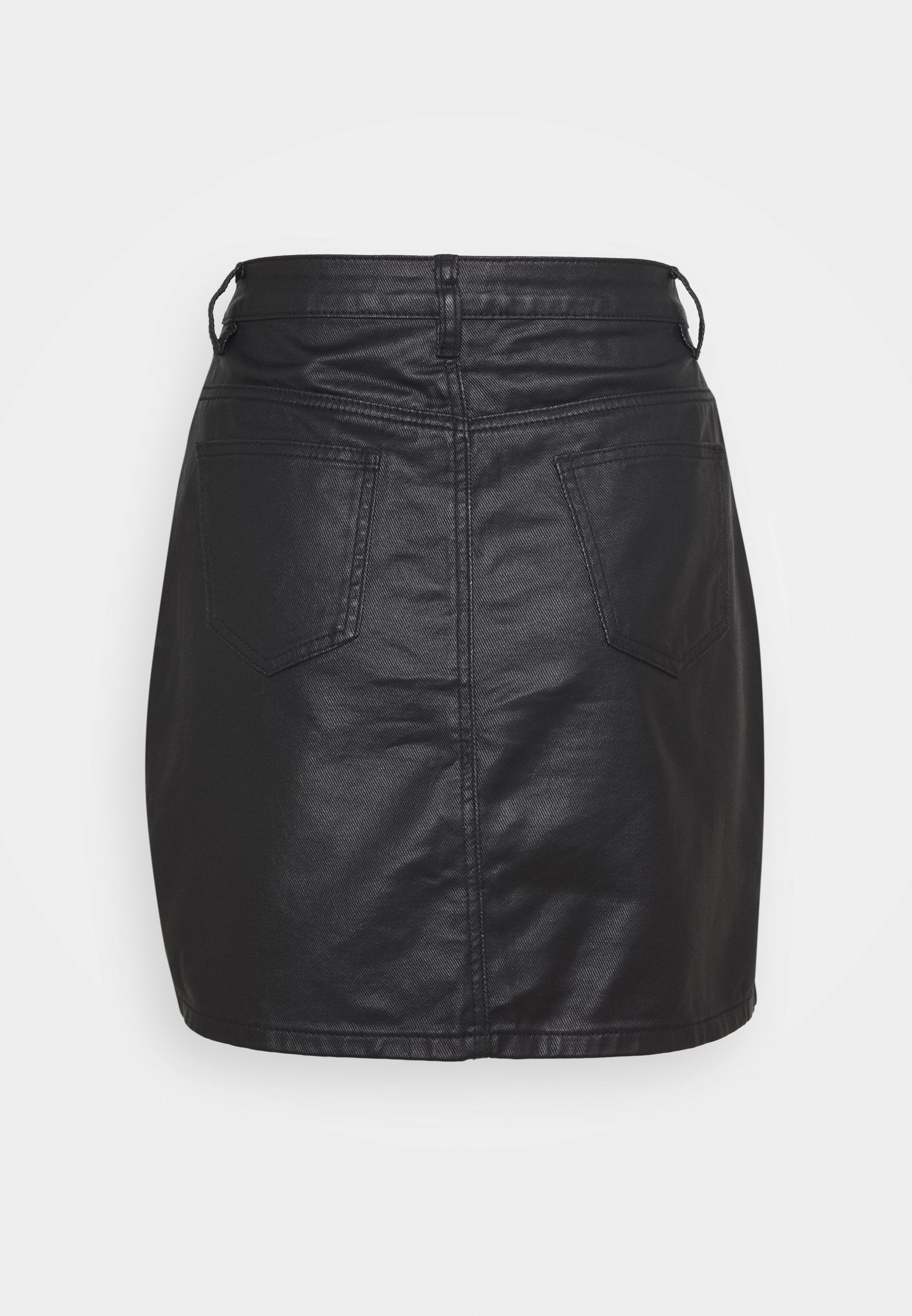 Missguided Tall  COATED BUTTON MINI SKIRT