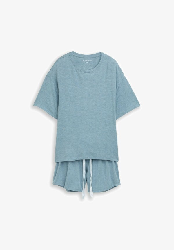TOM TAILOR TOM TAILOR BODYWEAR PYJAMA-SET - Pyjama set - blue-medium-melange