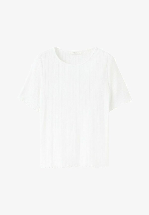 Mango Basic T-shirt - white