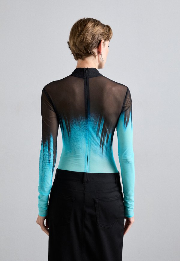 David Koma PRINTED LONG BODYSUIT