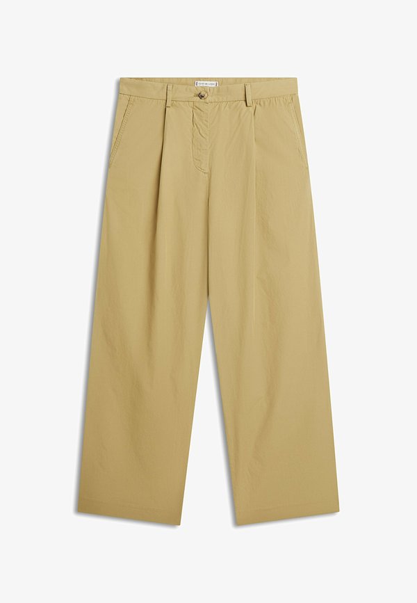 Tommy Hilfiger WASHED WIDE LEG TROUSERS - Trousers - woodridge