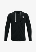 Under Armour RIVAL TERRY - Zip-up sweatshirt - black
