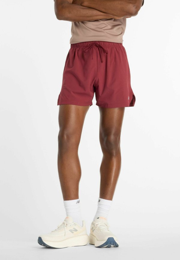 New Balance RC SHORT 5" - Shorts - monarch burgundy