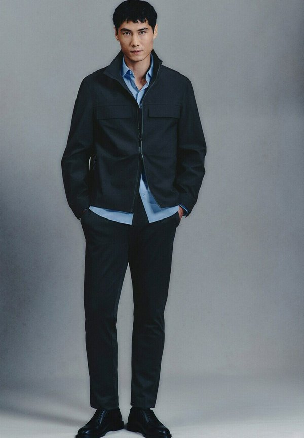 Mango Trousers - dark blue