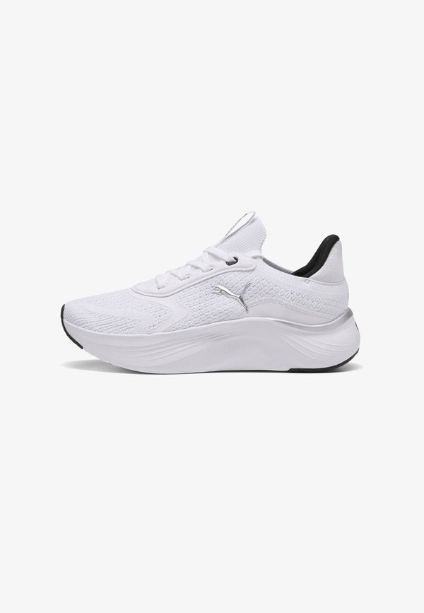 Puma SOFTRIDE MAYVE 2 WNS - Walking trainers - white- black- silver