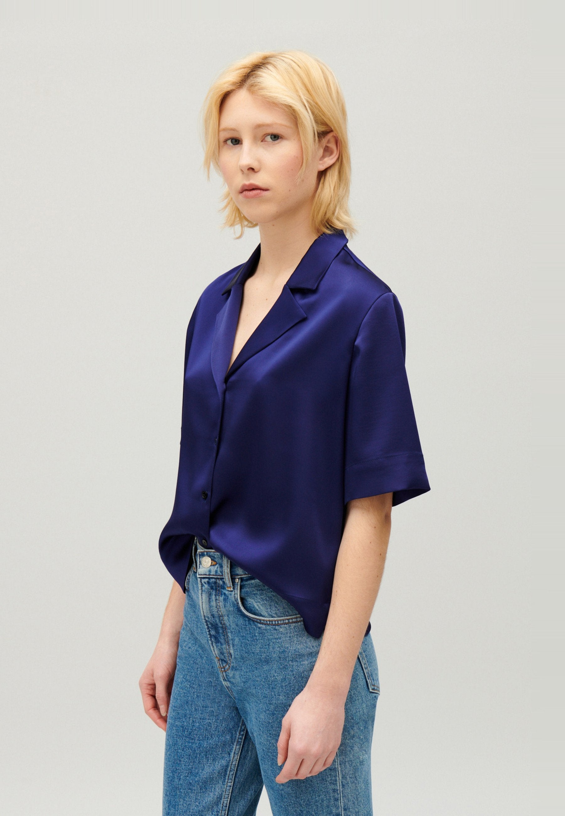 Claudie Pierlot CHEMISE FLUIDE MANCHES COURTES