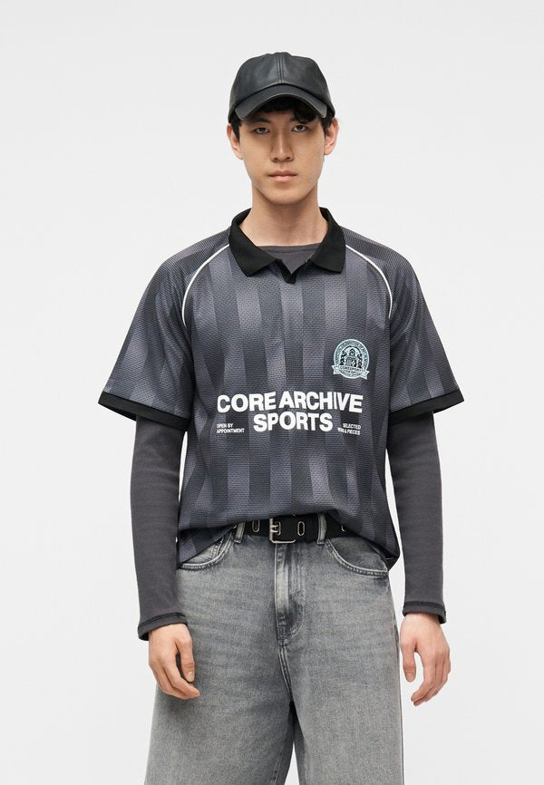 Jack & Jones T- - Polo shirt - black