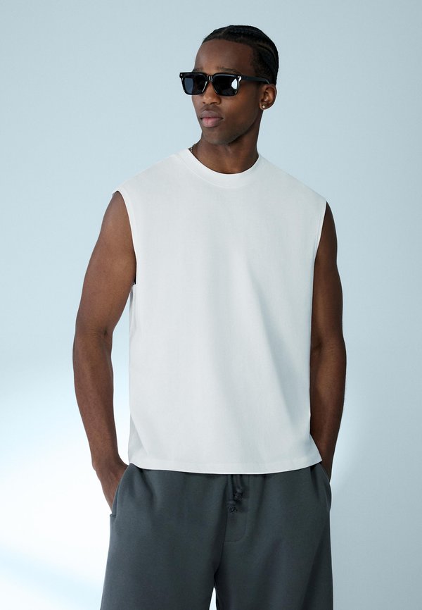 Bershka SLEEVELESS - Top - white