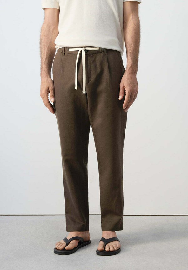 Mango ADULT - Trousers - dark brown