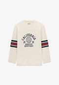 Guess BEDRUCKTES LANGARM-T-SHIRT - Long sleeved top - weiß