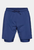 adidas Performance CLUB CLIMACOOL 2IN1 SHORTS - 2-in-1 shorts - dark blue
