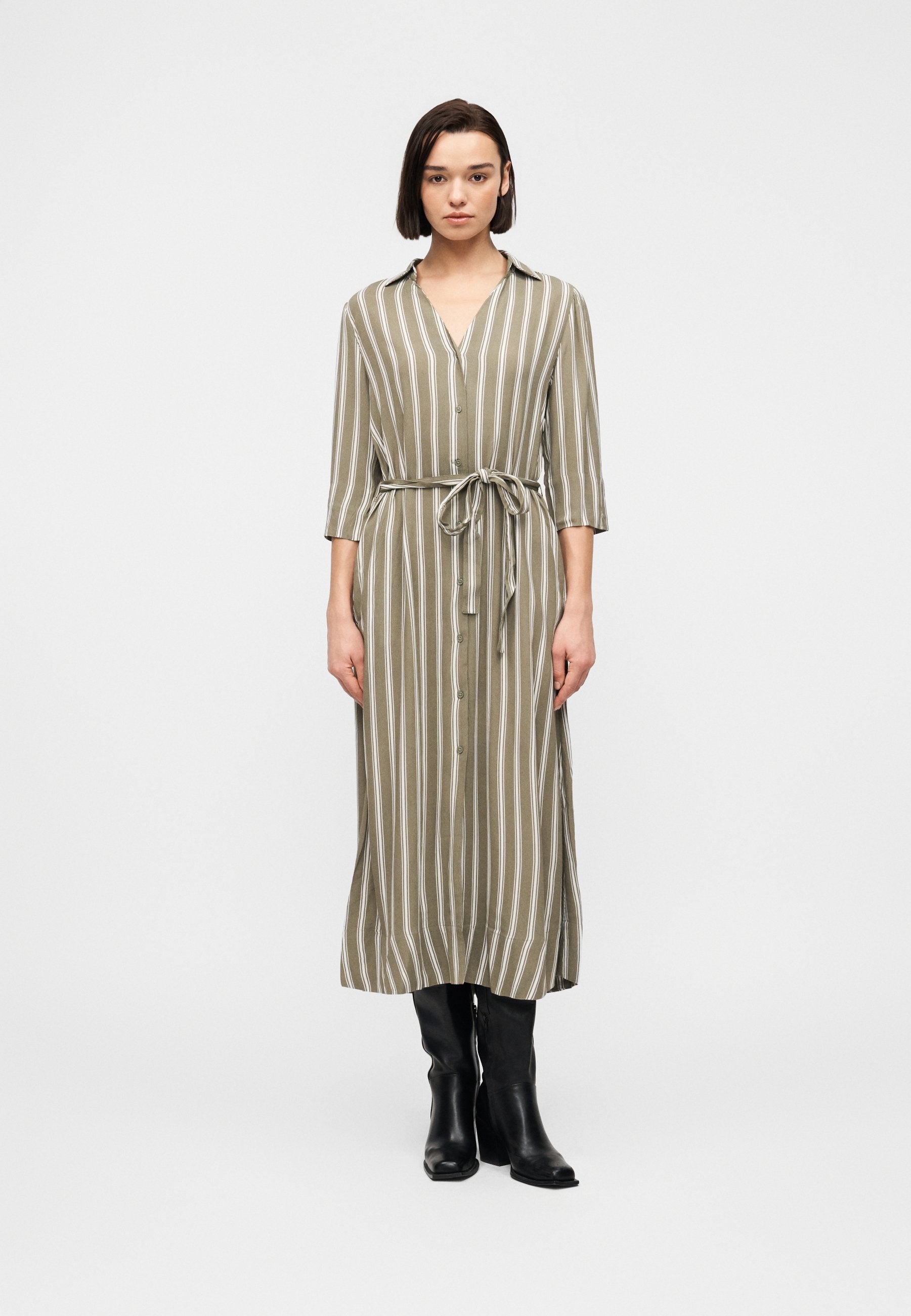 Selected SLFFLORA ANKLE SHIRT DRESS