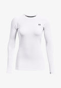 Under Armour COLDGEAR - Long sleeved top - white black