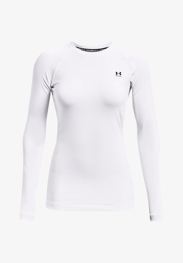 Under Armour COLDGEAR - Long sleeved top - white black