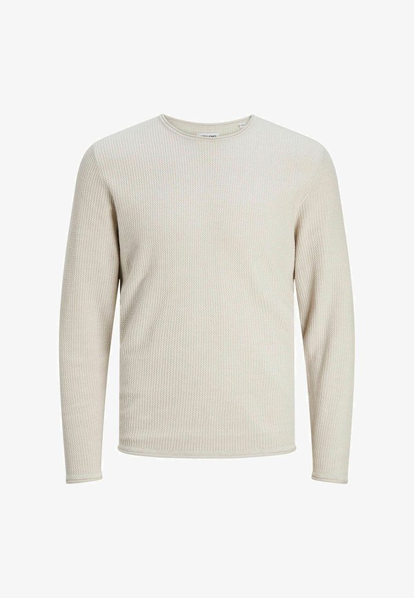 Jack & Jones Knitted Plain Knitted - Jumper - oatmeal