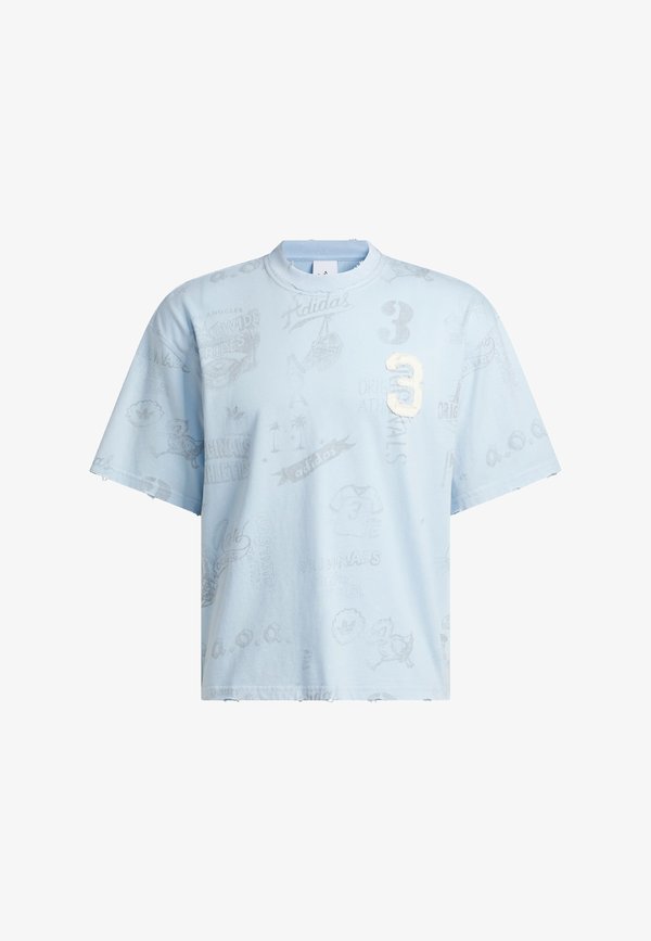 adidas Originals ADIDAS ORIGINALS TEXAS A&M AGGIES ORIGINALS VARSITY GRAPHIC TEE - Print T-shirt - clear sky