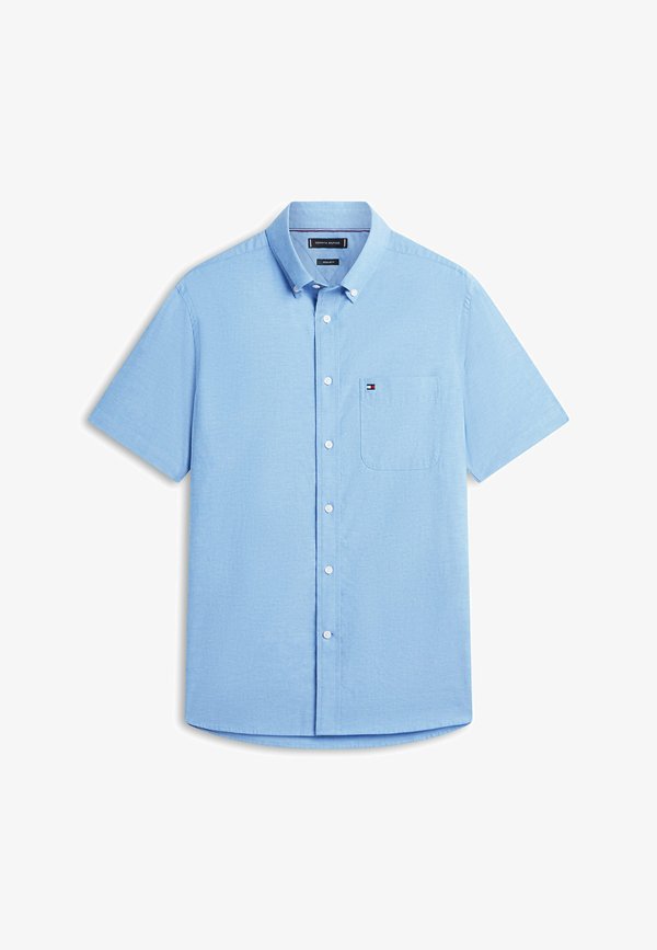 Tommy Hilfiger LIGHTWEIGHT SHORT SLEEVE OXFORD - Shirt - shirt blue