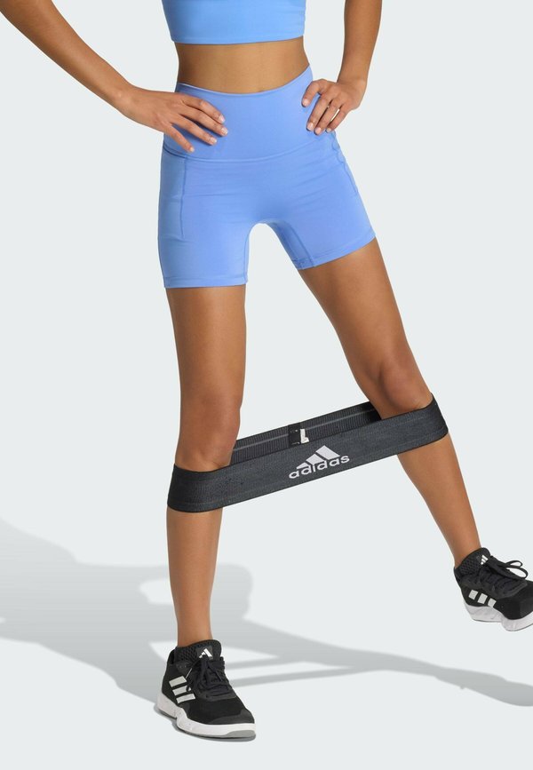 adidas Performance 3 STRIPES STUDIO ALL ME BOOTY SHORT LEGGINGS - Leggings - blue fusion
